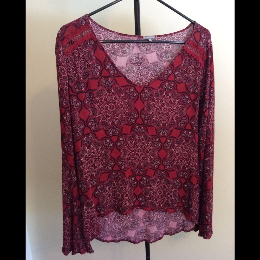 Long Sleeve Floral Top